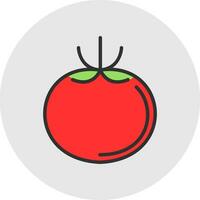 diseño de icono de vector de tomate