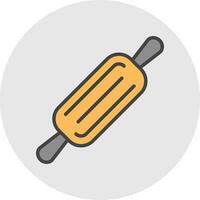 Rolling Pin Vector Icon Design