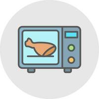 Microwave Vector Icon Design