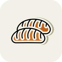 Bread Vector Icon Design