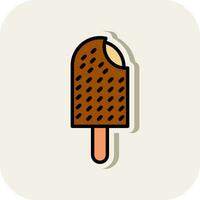 diseño de icono de vector de helado