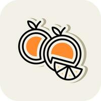 Orange Vector Icon Design