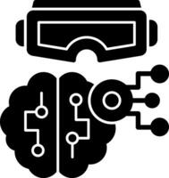 Mind-Controlled VR Vector Icon Design