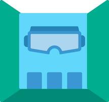 Virtual Reality Room Vector Icon Design