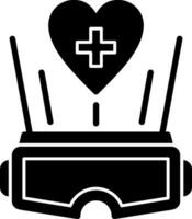virtual realidad terapia vector icono diseño