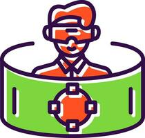 Immersive Simulation Vector Icon Design