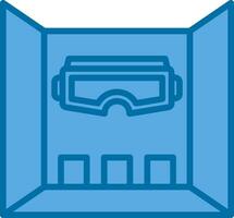 Virtual Reality Room Vector Icon Design