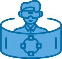 Immersive Simulation Vector Icon Design