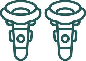 VR Controller Vector Icon Design