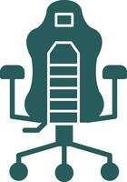 VR Gaming Chair Vector Icon Design