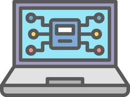 AI-Driven Mysteries Vector Icon Design