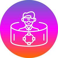 Immersive Simulation Vector Icon Design