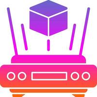 Interactive Hologram Vector Icon Design