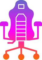 vr juego de azar silla vector icono diseño
