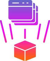 Holographic Interface Vector Icon Design