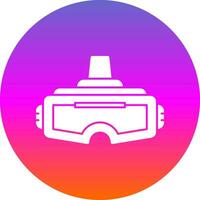 VR Headset Vector Icon Design