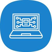 AI-Driven Mysteries Vector Icon Design