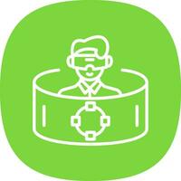 Immersive Simulation Vector Icon Design