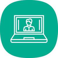 Digital Avatar Vector Icon Design