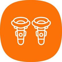 VR Controller Vector Icon Design