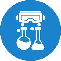 Virtual Reality Lab Vector Icon Design