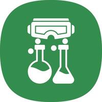 Virtual Reality Lab Vector Icon Design