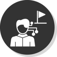 AI Tour Guide Vector Icon Design