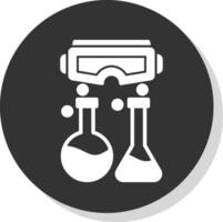 Virtual Reality Lab Vector Icon Design