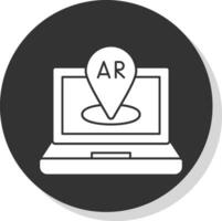 AR Navigation Vector Icon Design