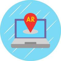 AR Navigation Vector Icon Design