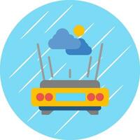 Holo-Weather Forecasting Vector Icon Design