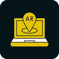 AR Navigation Vector Icon Design