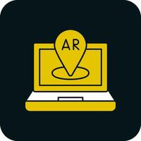 AR Navigation Vector Icon Design