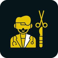 Virtual Reality Surgery Vector Icon Design