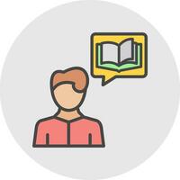 Interactive Storytelling Vector Icon Design