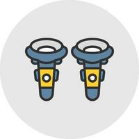 VR Controller Vector Icon Design