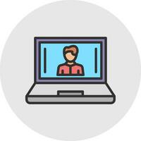 Digital Avatar Vector Icon Design