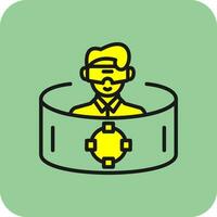 Immersive Simulation Vector Icon Design