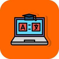 AR Language Learning Vector Icon Design