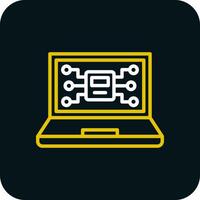 AI-Driven Mysteries Vector Icon Design
