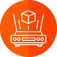 Interactive Hologram Vector Icon Design