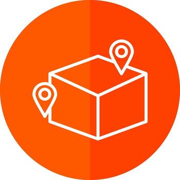 Spatial Mapping Vector Icon Design