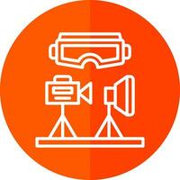 VR Design Studio Vector Icon Design
