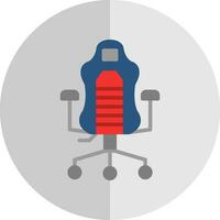 VR Gaming Chair Vector Icon Design