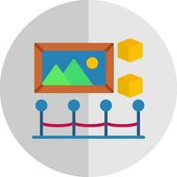 Holo-Exhibition Vector Icon Design