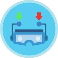 Multi-Sensory VR Vector Icon Design