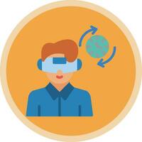 Time Travel Simulation Vector Icon Design