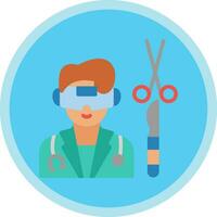 Virtual Reality Surgery Vector Icon Design