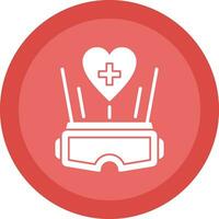 virtual realidad terapia vector icono diseño