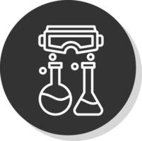 Virtual Reality Lab Vector Icon Design